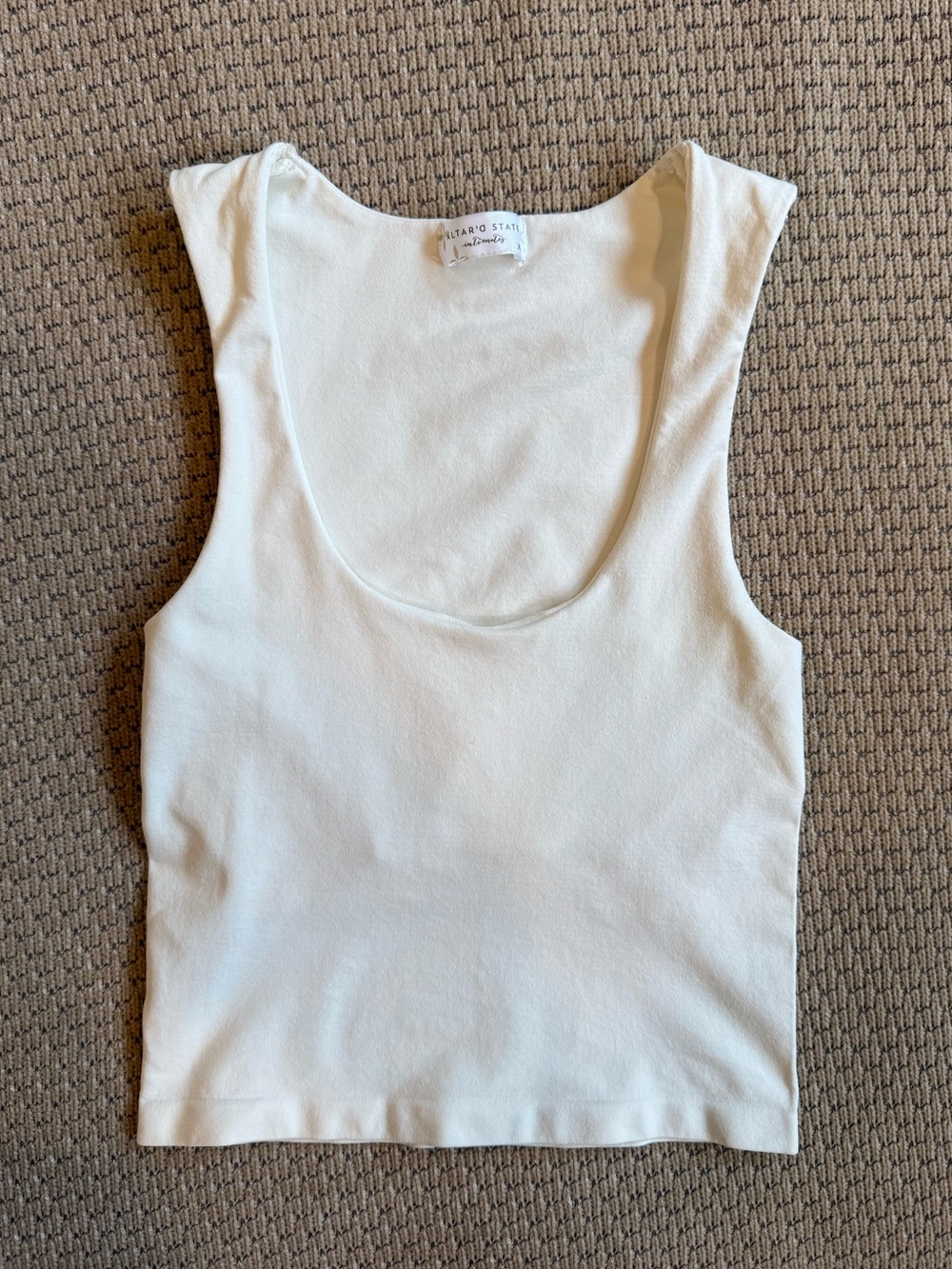 Altar'd State Cream Tank Top